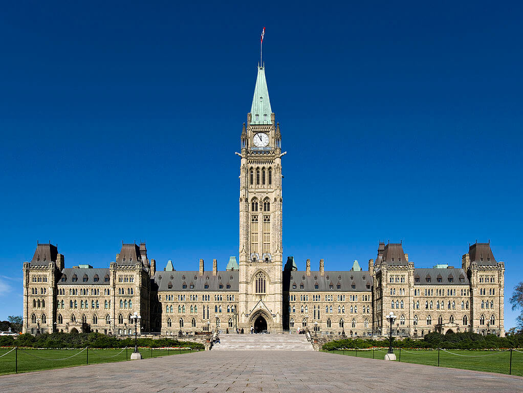 Peace Tower di Ottawa Canada